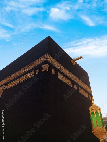 The place where Muslims visit for pilgrimage and umrah. Kaaba, Mecca. Kaaba, the holy temple of Muslims