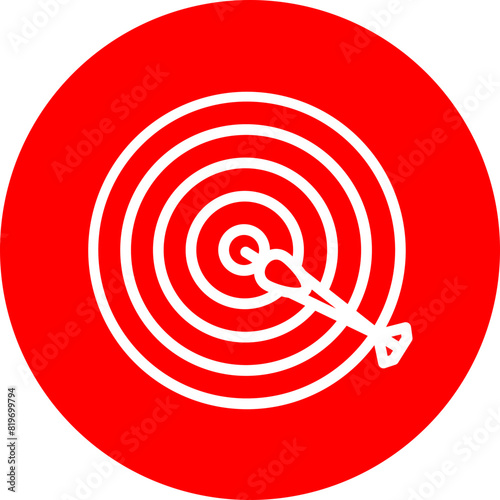 darts Flat Icon Design