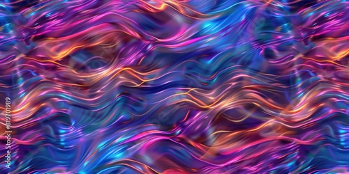 Seamless pattern of colorful digital eye wave lines  creating a visually stunning backdrop for digital art or multimedia presentations.