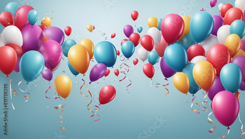 colorful image with a lot of balloons.
