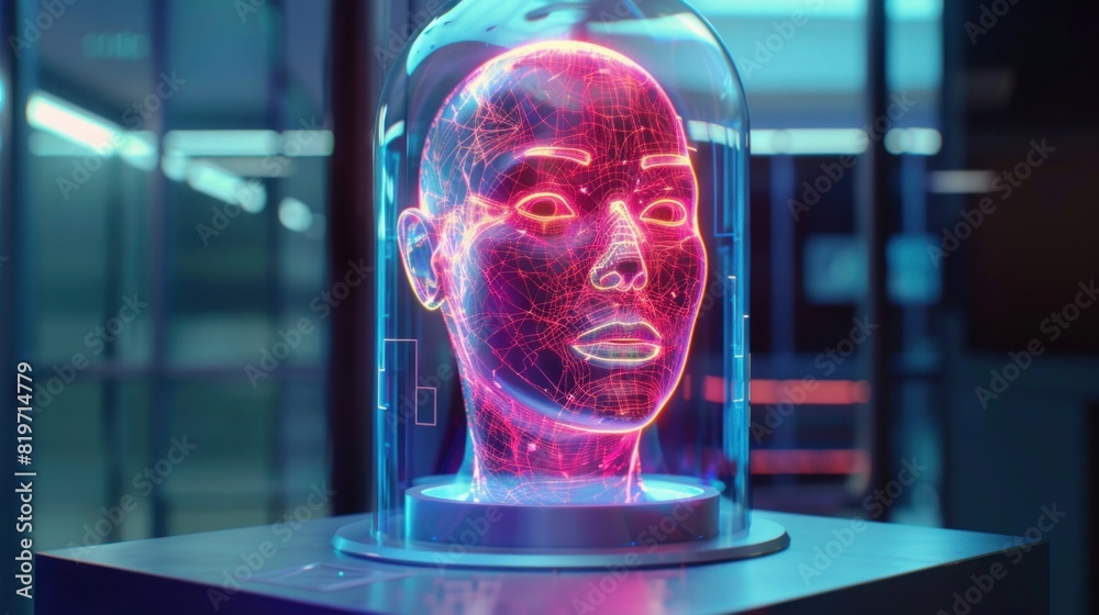 Picture of human skin Isolated 3D hologram. Medical concept. new technology Picture of human skin Isolated 3D hologram. Medical concept. new technology