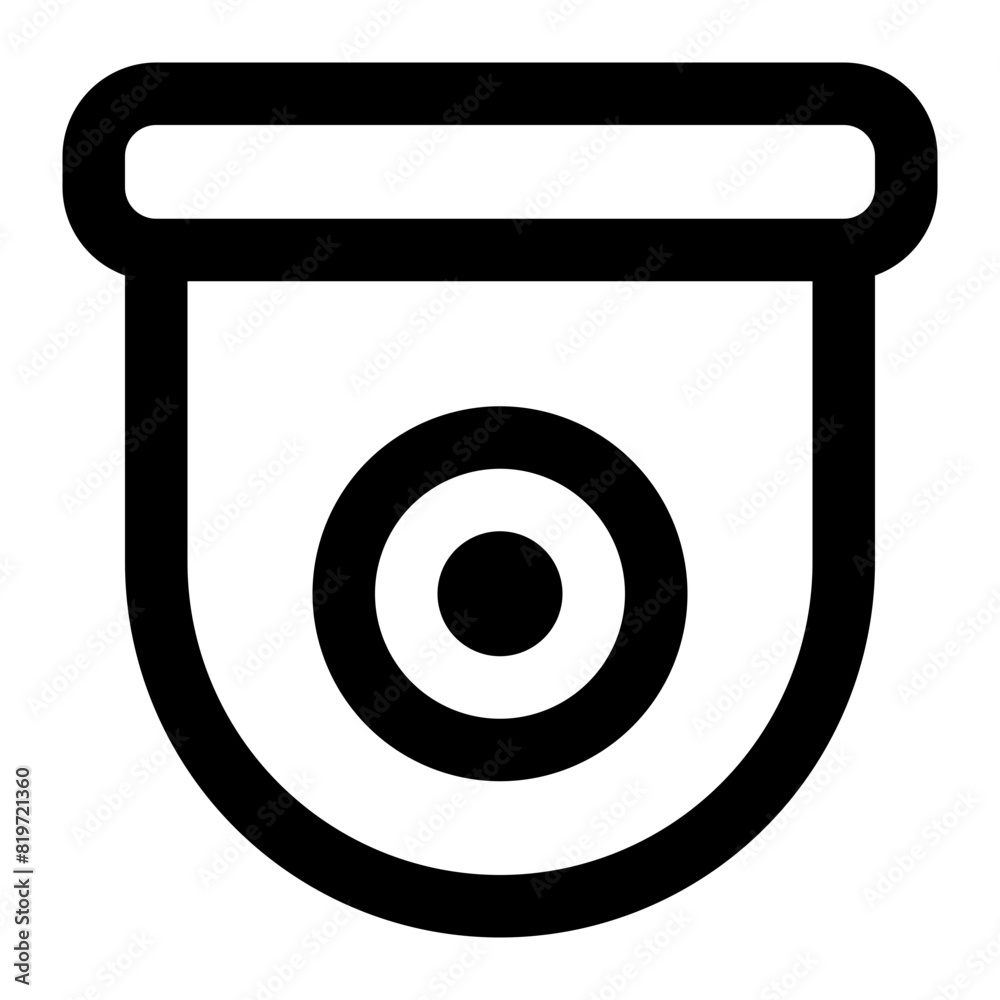 CCTV Icon in Line Style CCTV Icon in Line Style