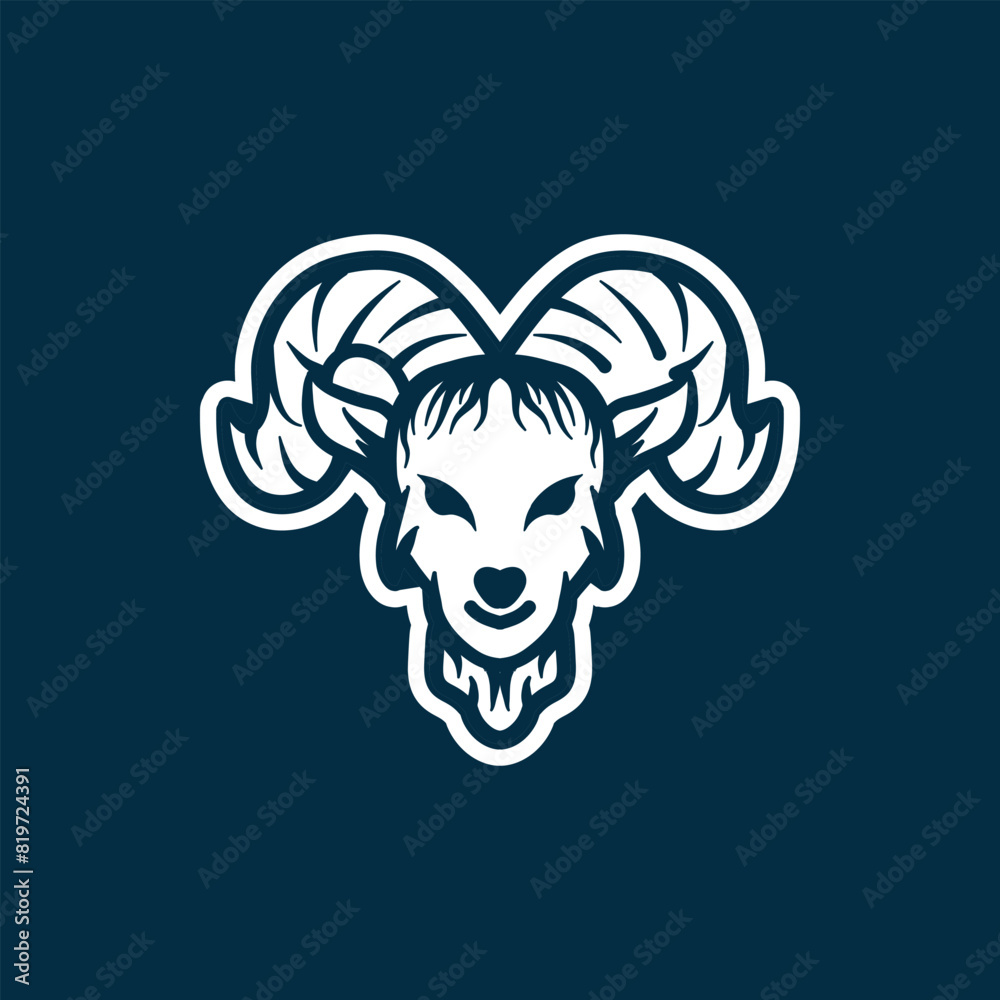 Goat Logo Template vector icon illustration design Goat Logo Template vector icon illustration design