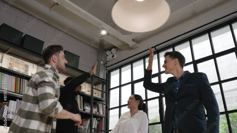 Employee work together at office. Employee work together at office.