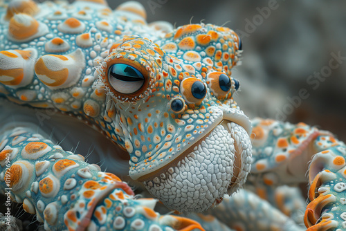 close up of octopus monster Generative AI

