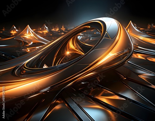 abstract background with wave