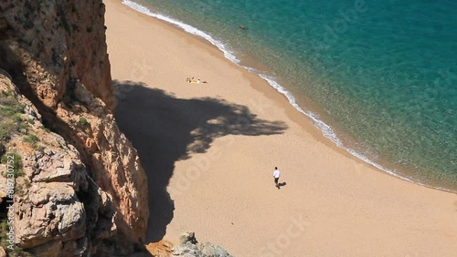 Partial zenithal view of Illa Roja cove. Begur, Costa Brava, Catalonia, Spain. photo