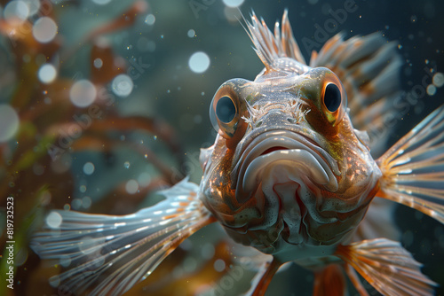 fish in aquarium Generative AI
 photo