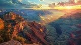 Highlight the breathtaking beauty of America's national parks and natural landscapes, featuring images of majestic mountains, scenic coastlines, lush forests, desert landscapes, and geological formati