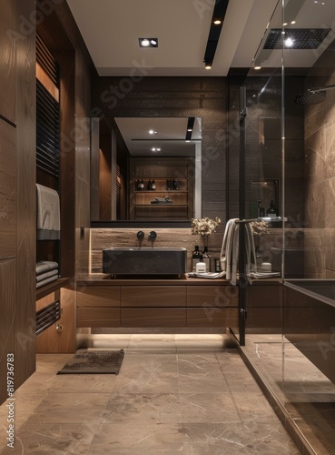 Modern and Stylish Bathroom Interior