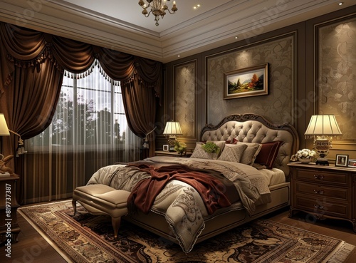 Impressive European-style Bedroom Interior Designs photo