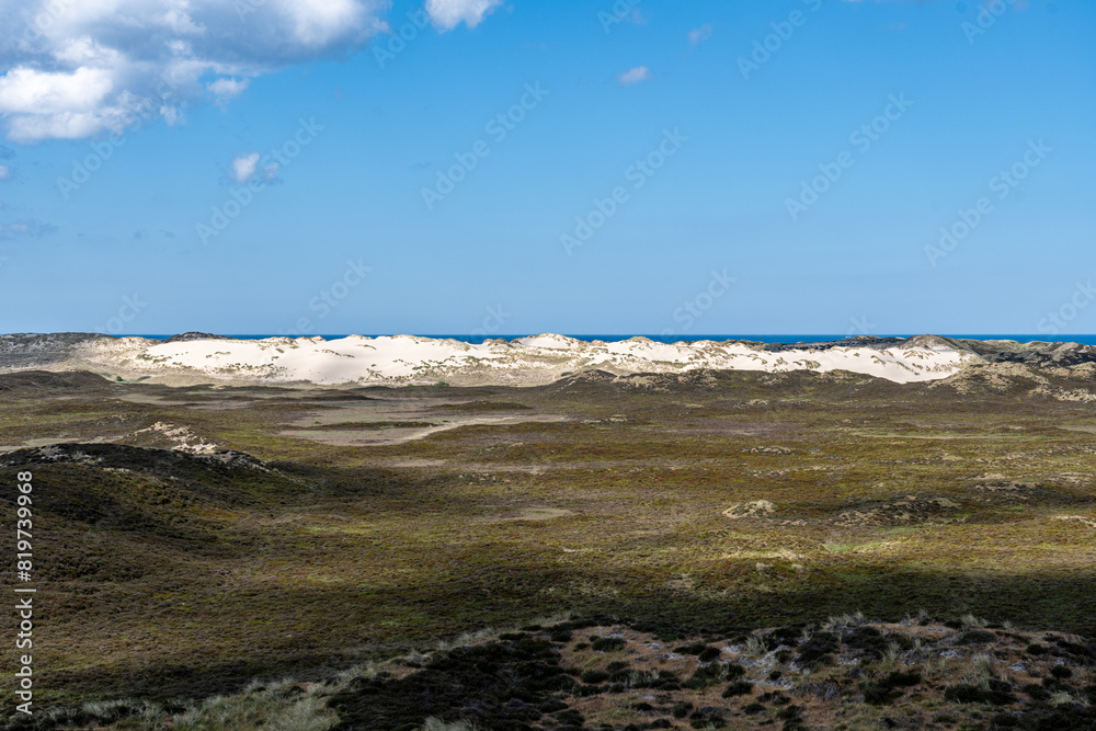 Sand dunes on Sylt island, Baltic Sea, Germany Sand dunes on Sylt island, Baltic Sea, Germany