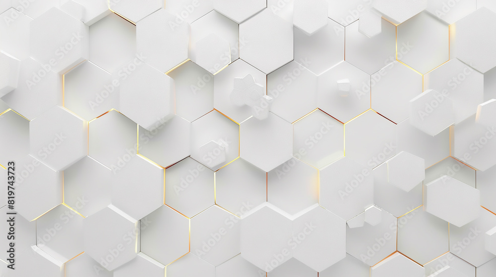abstract digital 3d hexagon white background. abstract digital 3d hexagon white background.