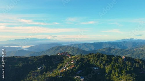 footage of view of the mountains