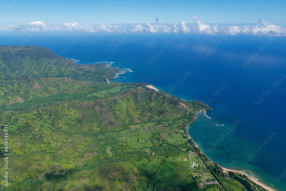 Aerial view of the Island of Kauai, Hawaii, USA Aerial view of the Island of Kauai, Hawaii, USA