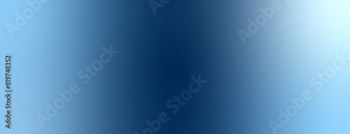Soft light blue and dark blue gradient colors background. 