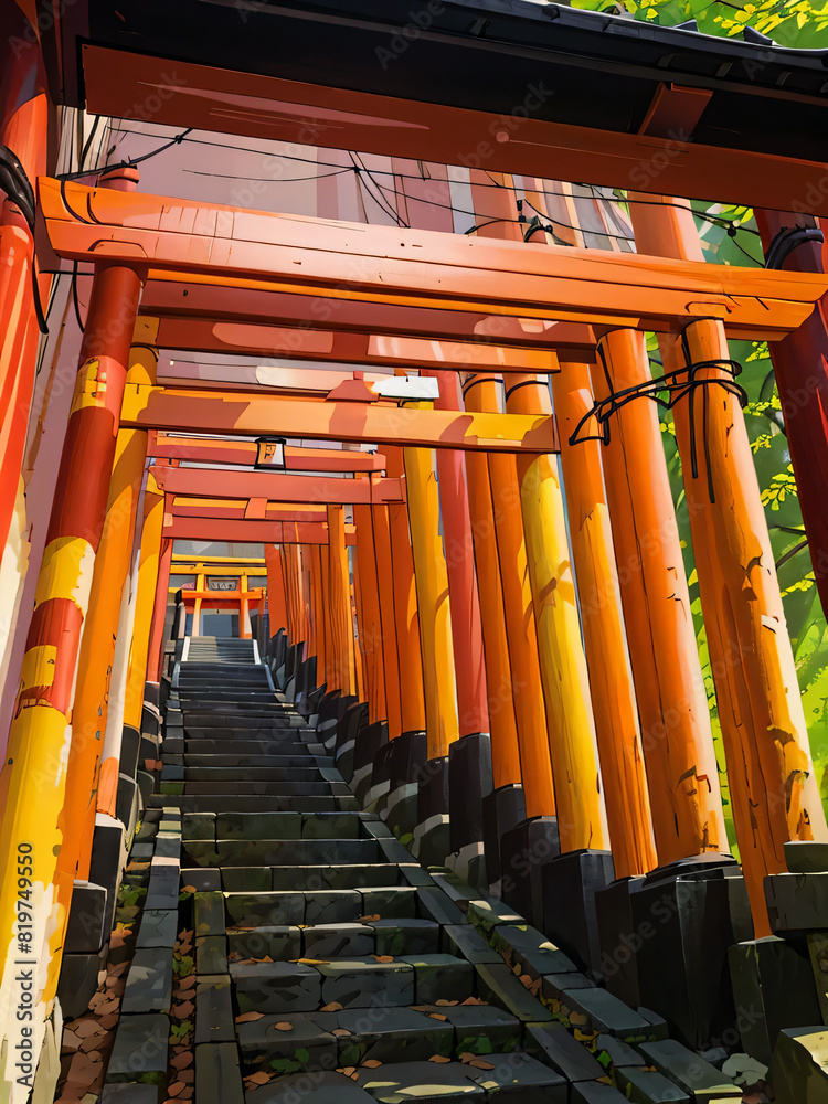 Obraz premium 伏見稲荷神社