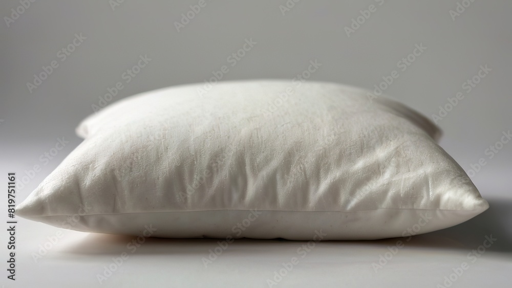 white pillow on white background white pillow on white background