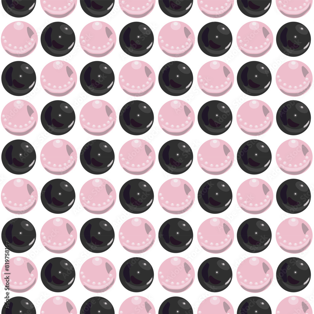 Pearl. Simple seamless pattern. Vector illustration. Pearl. Simple seamless pattern. Vector illustration.