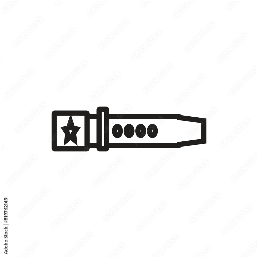 belt vector icon line template belt vector icon line template