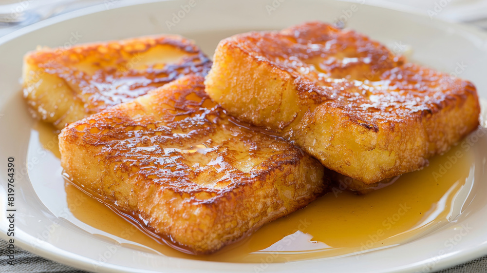 Authentic tanzanian fried cassava pieces on a white plate, drizzled with golden honey, capturing the essence of east african cuisine Authentic tanzanian fried cassava pieces on a white plate, drizzled with golden honey, capturing the essence of east african cuisine