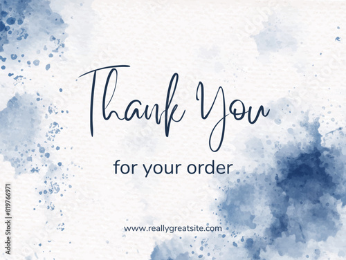 thank you for your order © Kainat