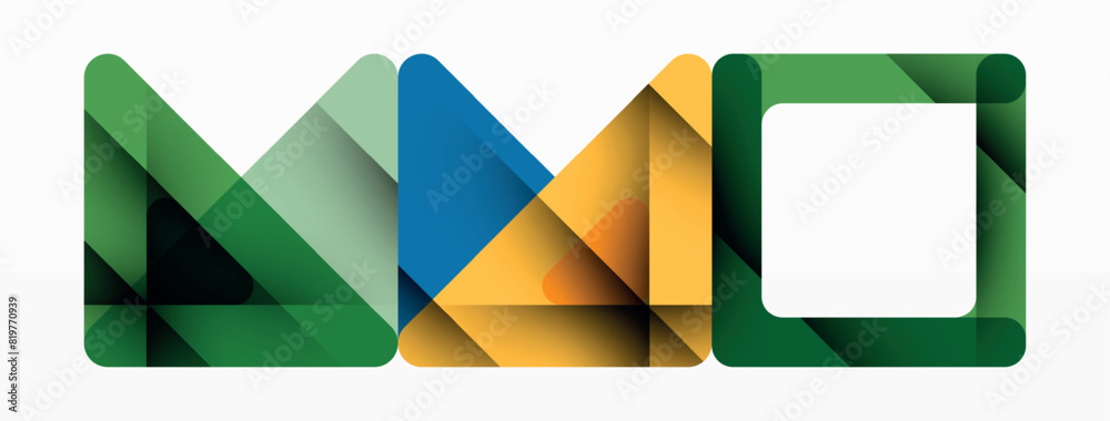 Geometric abstract background design. Vector illustration Geometric abstract background design. Vector illustration