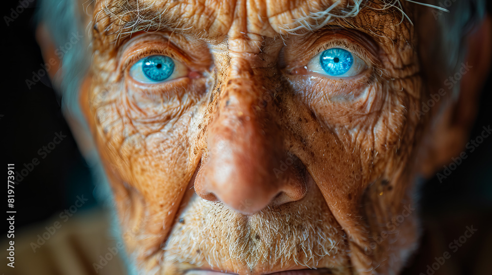 The Sad Face of Aging. Portrait of a Senior Gentleman The Sad Face of Aging. Portrait of a Senior Gentleman
