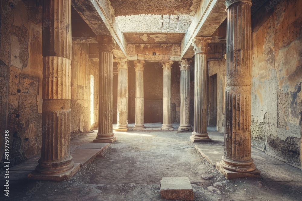 Podium in Ancient greek mythology style interior design - Ai. Beautiful simple AI generated image in 4K, unique. Podium in Ancient greek mythology style interior design - Ai. Beautiful simple AI generated image in 4K, unique.