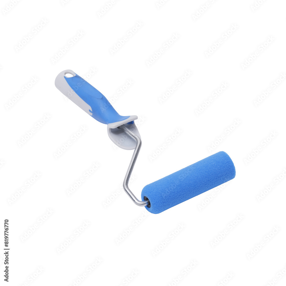 Professional paint roller on white background Professional paint roller on white background