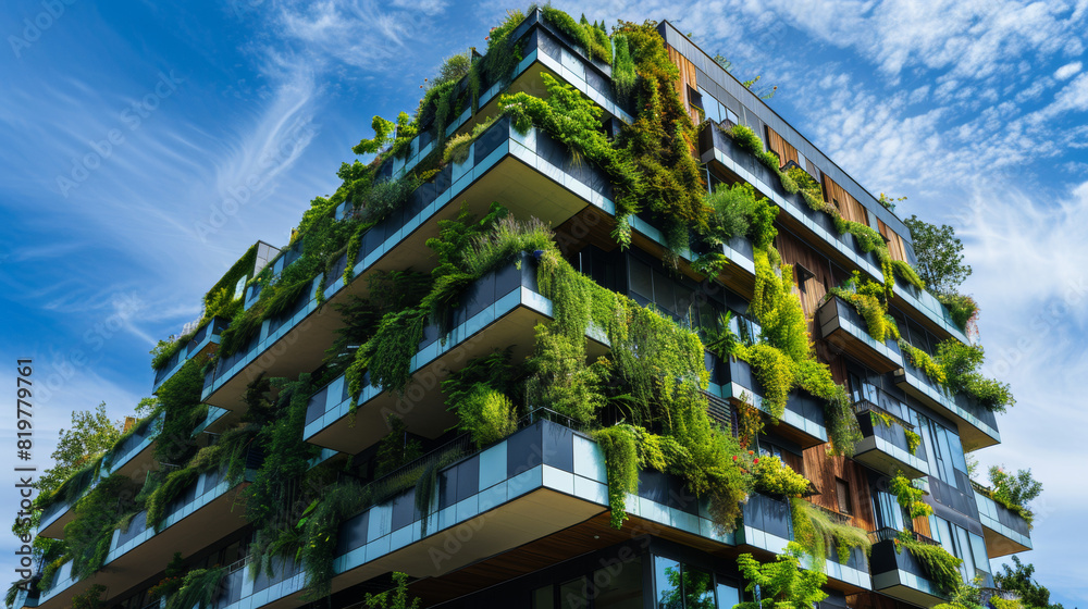 A picture that defines sustainability and technology in architecture 