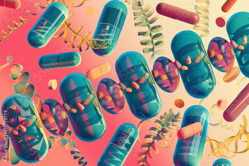 The goal of pharmacogenomics is to reduce trial-and-error in drug prescribing by using genetic information to predict patient responses to medications, including pills photo