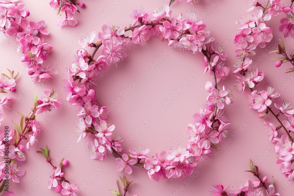 Drawing of a heart-shaped arch made of flowers. Backdrop with selective focus and copy space for the inscription. Beautiful simple AI generated image in 4K, unique. Drawing of a heart-shaped arch made of flowers. Backdrop with selective focus and copy space for the inscription. Beautiful simple AI generated image in 4K, unique.