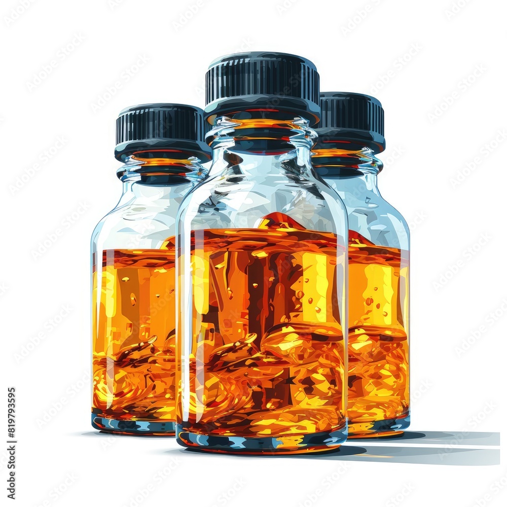 Medical vials , vector, svg, flat, minimalistic animation asset, white background, isolated, flat vector illustration Medical vials , vector, svg, flat, minimalistic animation asset, white background, isolated, flat vector illustration