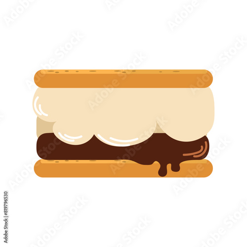 Smore icon clipart avatar logotype isolated vector illustration