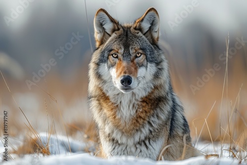 Featuring a gray wolf   high quality  high resolution