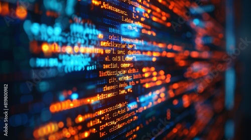 An abstract technology background for software development based on programming codes