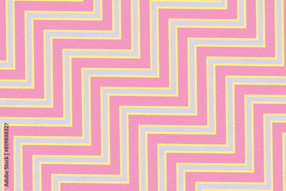simple abstract baby pink and lite sky color zig zag daigonal line wavy pattern on yellow color background a pink and blue striped pattern is available for purchase simple abstract baby pink and lite sky color zig zag daigonal line wavy pattern on yellow color background a pink and blue striped pattern is available for purchase