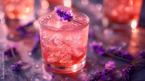 Cocktail with Lavender Touch