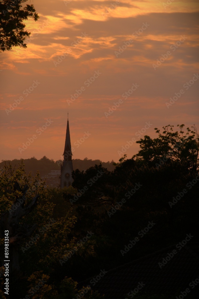 Fototapeta premium Goldenhour Stavanger