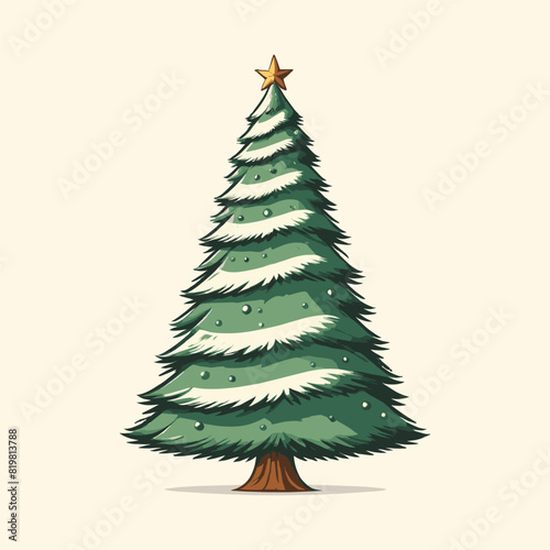 Christmas Tree Illustration