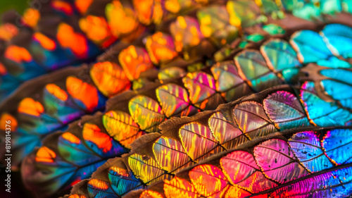 A Close-Up of Butterfly Wing © EwaStudio