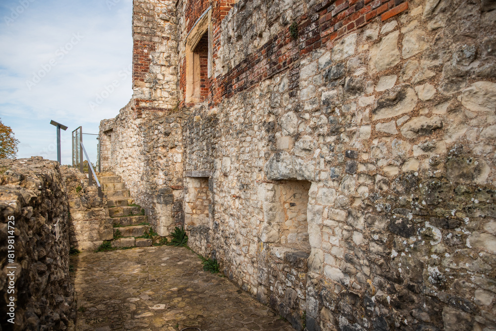 Structure details of the Farnham Castle, Surrey , South England Structure details of the Farnham Castle, Surrey , South England