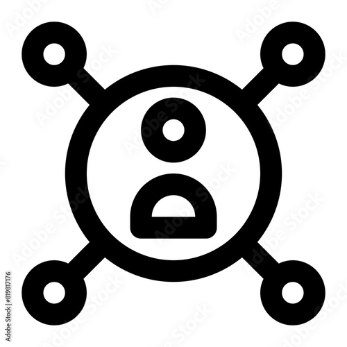 Affiliate Icon in Line Style