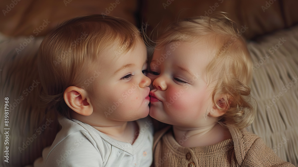 Baby Love. A Hilarious Attempt at a Kiss Baby Love. A Hilarious Attempt at a Kiss