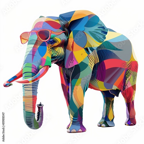 Elephant avant-garde fashion © thanawat