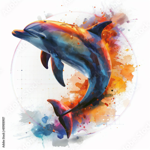 springender Delfin photo