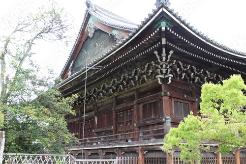 Hondo Hall of Seiryo-ji Temple in Kyoto  Japan