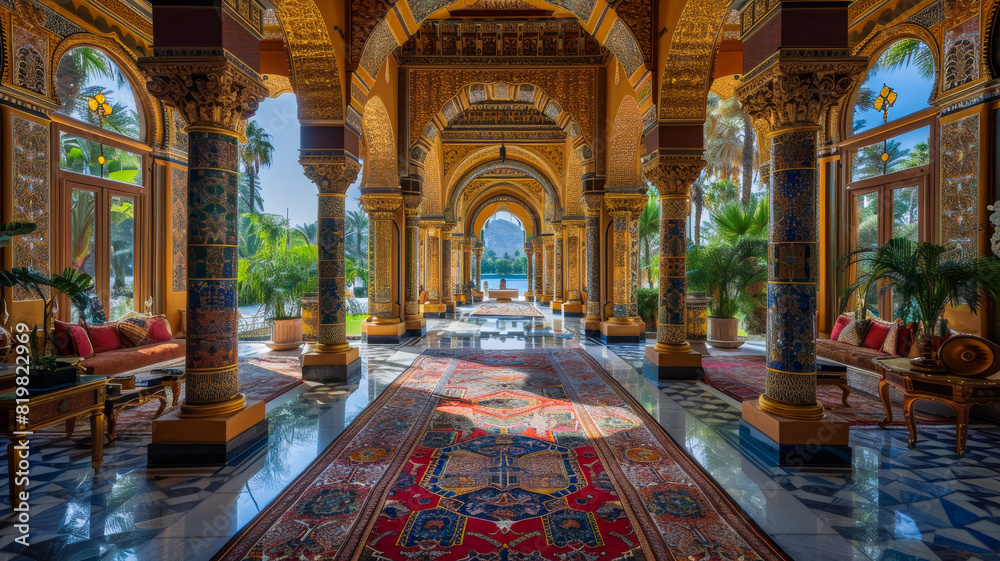 Obraz premium A Palace of Exquisite Design and Lavish Luxury