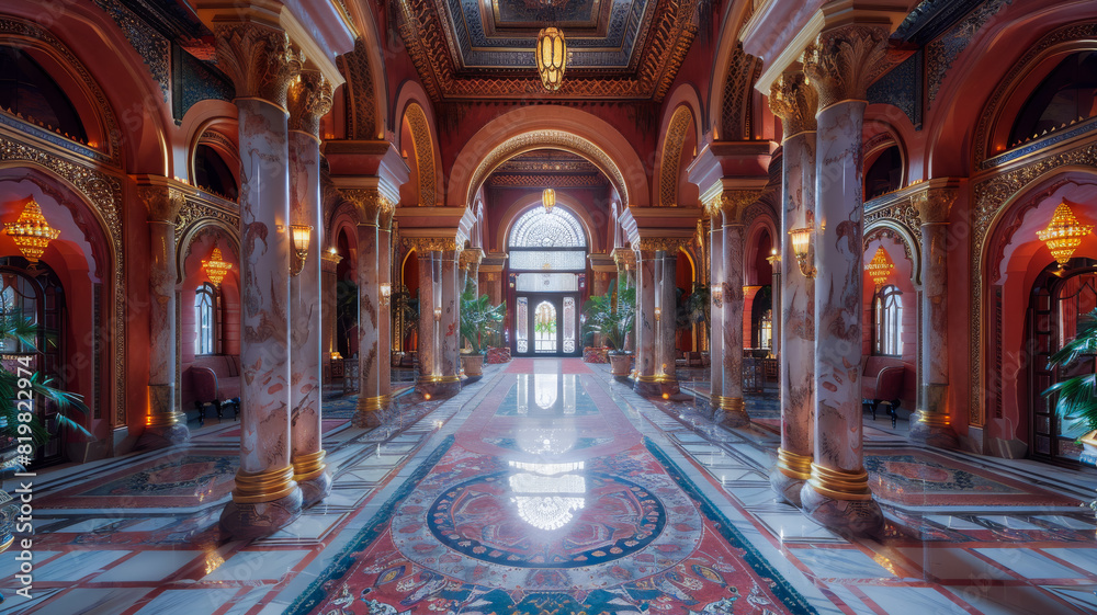 Obraz premium A Palace of Exquisite Design and Lavish Luxury